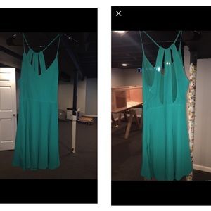 Teal dress